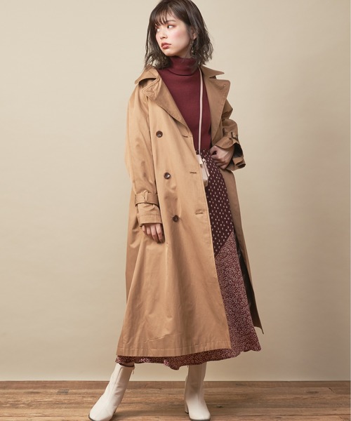 natural couture（ナチュラルクチュール）の「便利なもちもちリブタートル（ニット/セーター・レディース・アイボリー/ボルドー/ブラウン/ブラック/ベージュ・FREE）」の14枚目の写真