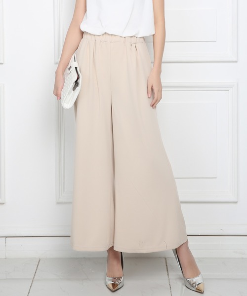 Coo+i（クーイ）の「フレア ガウチョパンツ（スウェットパンツ・レディース・ブラック系その他/グレー/キャメル/オレンジ/ブラック/ホワイト/ワイン/ベージュ/ピンク/カーキ/ネイビー/テラコッタ・FREE）」の7枚目の写真