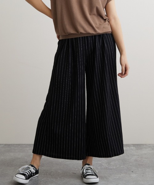 Coo+i（クーイ）の「フレア ガウチョパンツ（スウェットパンツ・レディース・ブラック系その他/グレー/キャメル/オレンジ/ブラック/ホワイト/ワイン/ベージュ/ピンク/カーキ/ネイビー/テラコッタ・FREE）」の4枚目の写真