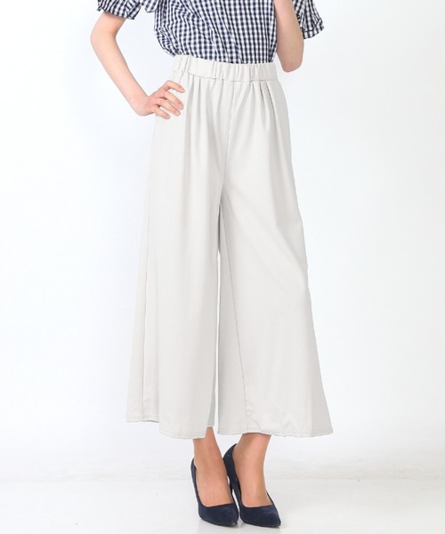 Coo+i（クーイ）の「フレア ガウチョパンツ（スウェットパンツ・レディース・ブラック系その他/グレー/キャメル/オレンジ/ブラック/ホワイト/ワイン/ベージュ/ピンク/カーキ/ネイビー/テラコッタ・FREE）」の2枚目の写真