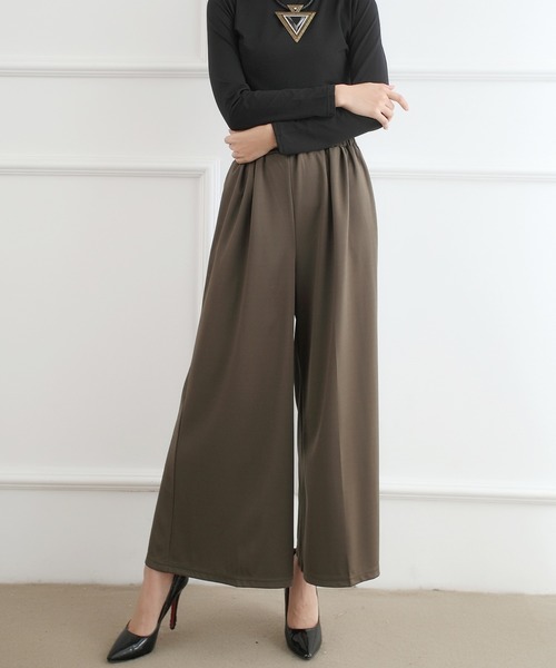 Coo+i（クーイ）の「フレア ガウチョパンツ（スウェットパンツ・レディース・ブラック系その他/グレー/キャメル/オレンジ/ブラック/ホワイト/ワイン/ベージュ/ピンク/カーキ/ネイビー/テラコッタ・FREE）」の18枚目の写真