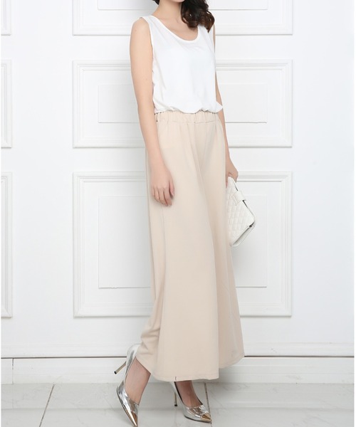 Coo+i（クーイ）の「フレア ガウチョパンツ（スウェットパンツ・レディース・ブラック系その他/グレー/キャメル/オレンジ/ブラック/ホワイト/ワイン/ベージュ/ピンク/カーキ/ネイビー/テラコッタ・FREE）」の22枚目の写真