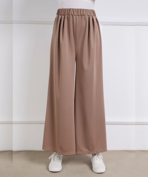 Coo+i（クーイ）の「フレア ガウチョパンツ（スウェットパンツ・レディース・ブラック系その他/グレー/キャメル/オレンジ/ブラック/ホワイト/ワイン/ベージュ/ピンク/カーキ/ネイビー/テラコッタ・FREE）」の13枚目の写真