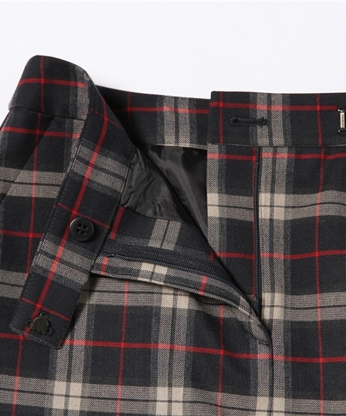 ELFORBR（エルフォーブル）の「チェックＡラインスカート（スカート・レディース・グリーン/ネイビー・38/36）」の9枚目の写真