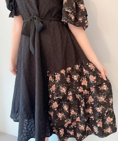 Swankiss(スワンキス)の「HS gingham cotton O/P(ワンピース・レディース・ホワイト/ブラック/ブラック×ブラック/ホワイト×ピンク・FREE)」の20枚目の写真