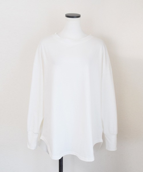 Marient（マリエント）の「バックヘンリーカットＰＯ/プルオーバー（Tシャツ/カットソー・レディース・ライトグリーン/ホワイト・FREE）」の12枚目の写真