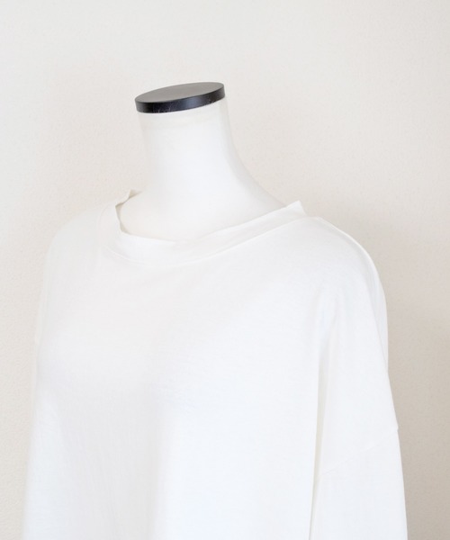 Marient（マリエント）の「バックヘンリーカットＰＯ/プルオーバー（Tシャツ/カットソー・レディース・ライトグリーン/ホワイト・FREE）」の19枚目の写真