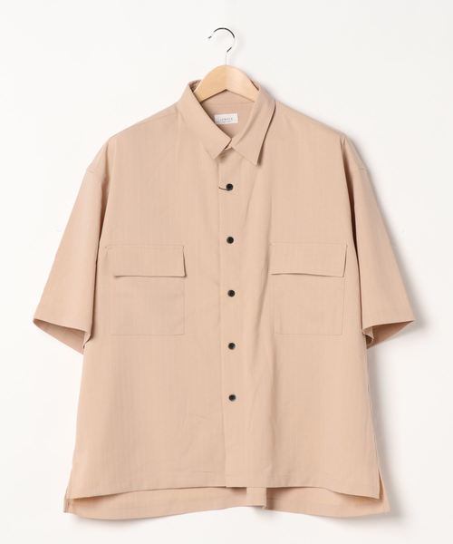 JUNRED（ジュンレッド）の「ピンストライプモンスタービッグシャツ（シャツ/ブラウス・メンズ・ホワイト/ライトグレー/ベージュ・M/L）」の5枚目の写真