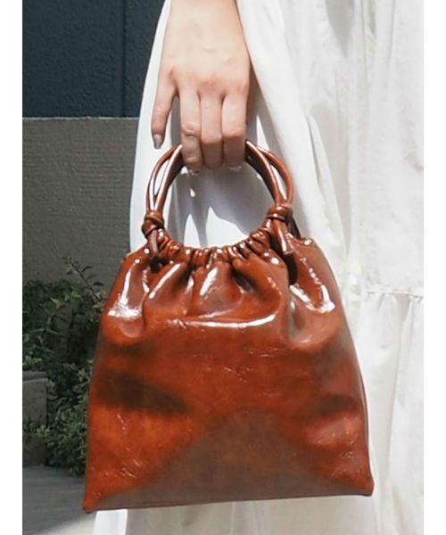 EVRIS（エヴリス）の「レザーライクミニBAG（ショルダーバッグ・レディース・ブラック/カーキ/ブラウン・FREE）」の3枚目の写真