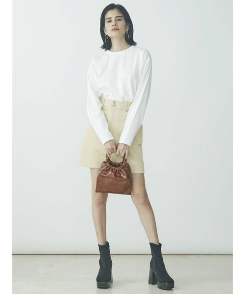 EVRIS（エヴリス）の「レザーライクミニBAG（ショルダーバッグ・レディース・ブラック/カーキ/ブラウン・FREE）」の10枚目の写真