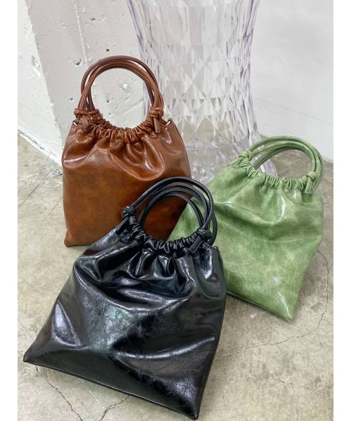 EVRIS（エヴリス）の「レザーライクミニBAG（ショルダーバッグ・レディース・ブラック/カーキ/ブラウン・FREE）」の11枚目の写真