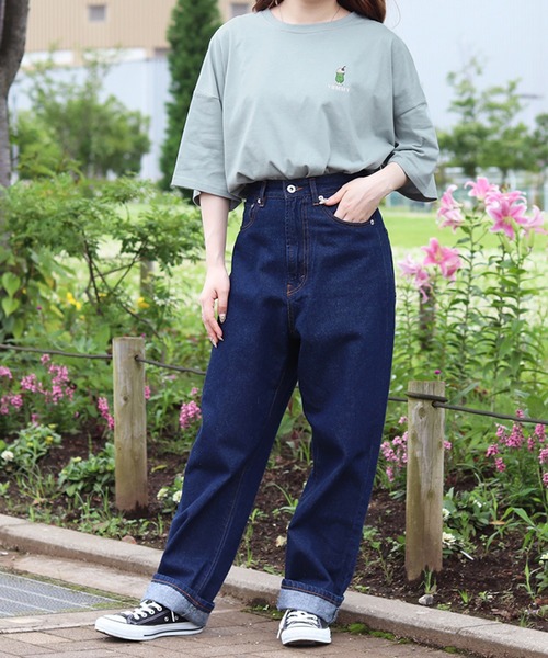 PairPair（ペアペア）の「クリームソーダプリントT(男女兼用)（Tシャツ/カットソー・レディース・オフホワイト/ライトブルー/スミクロ・FREE）」の11枚目の写真