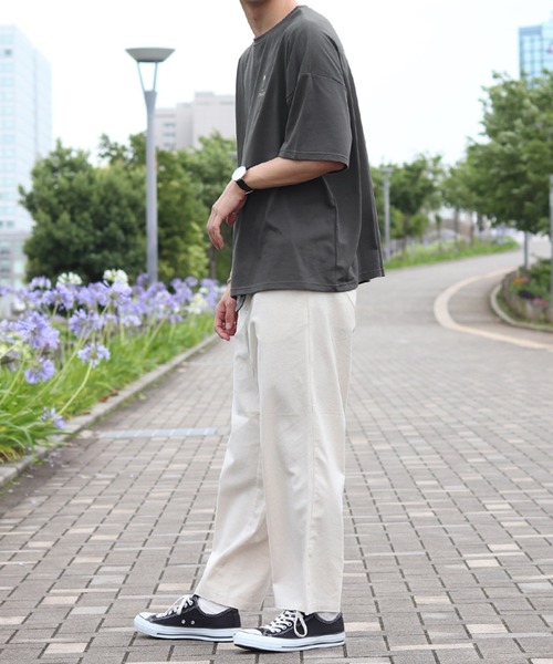 PairPair（ペアペア）の「クリームソーダプリントT(男女兼用)（Tシャツ/カットソー・レディース・オフホワイト/ライトブルー/スミクロ・FREE）」の19枚目の写真