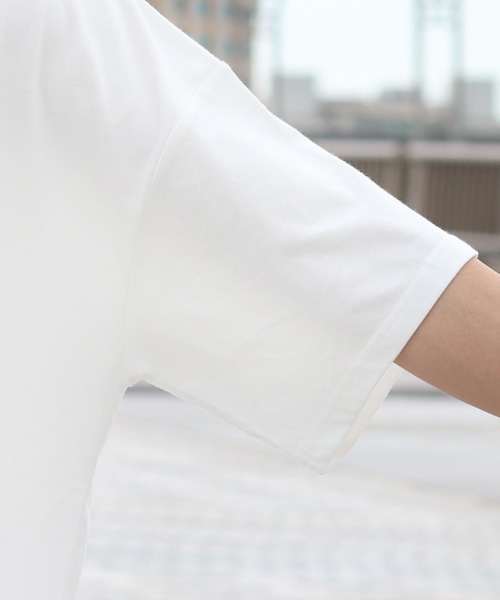 PairPair（ペアペア）の「クリームソーダプリントT(男女兼用)（Tシャツ/カットソー・レディース・オフホワイト/ライトブルー/スミクロ・FREE）」の20枚目の写真