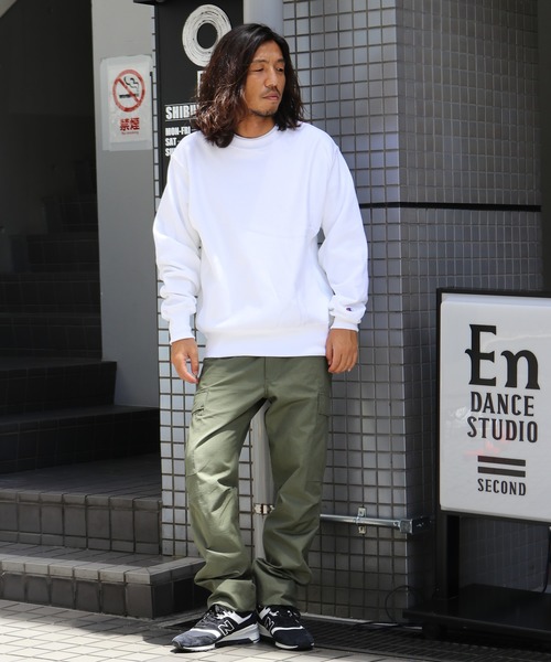 Champion（チャンピオン）の「【champion】チャンピオン 12oz リバースウィーブクルーネックスウェット トレーナー（スウェット・メンズ・ホワイト/ブラック/ネイビー/グレー/レッド/ブルー/マルーン・S/M/L/XL）」の11枚目の写真