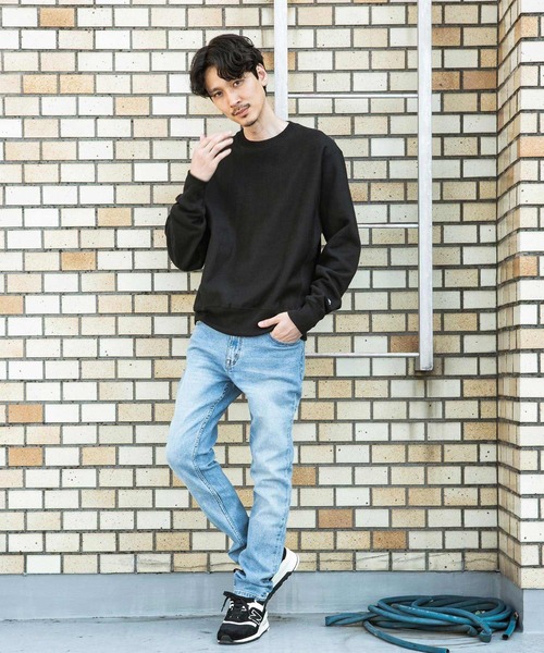 Champion（チャンピオン）の「【champion】チャンピオン 12oz リバースウィーブクルーネックスウェット トレーナー（スウェット・メンズ・ホワイト/ブラック/ネイビー/グレー/レッド/ブルー/マルーン・S/M/L/XL）」の12枚目の写真