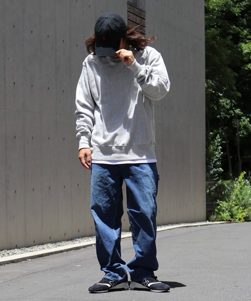 Champion（チャンピオン）の「【champion】チャンピオン 12oz リバースウィーブクルーネックスウェット トレーナー（スウェット・メンズ・ホワイト/ブラック/ネイビー/グレー/レッド/ブルー/マルーン・S/M/L/XL）」の17枚目の写真