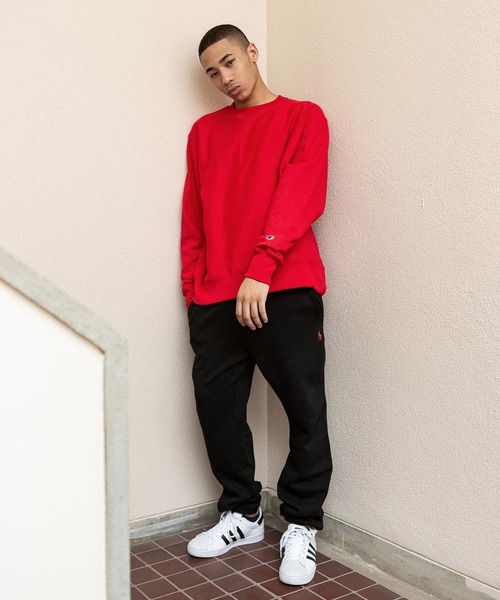 Champion（チャンピオン）の「【champion】チャンピオン 12oz リバースウィーブクルーネックスウェット トレーナー（スウェット・メンズ・ホワイト/ブラック/ネイビー/グレー/レッド/ブルー/マルーン・S/M/L/XL）」の22枚目の写真