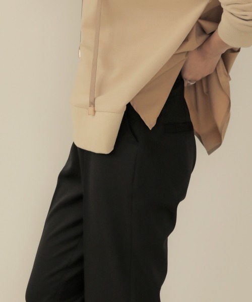 Bab（バブ）の「センタープレスセミフレアパンツ（その他パンツ・レディース・ベージュ/パープル/ブラック・38）」の12枚目の写真