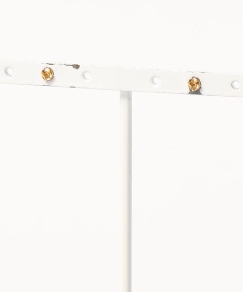 sowi(ソーイ)の「K10 誕生石 天然石 スタッド ピアス 全8種類(ピアス(両耳用)・レディース・ホワイト/ライトブルー/パープル/オフホワイト/イエロー/ブルー/ライトグリーン/ワインレッド・フリ-)」の10枚目の写真