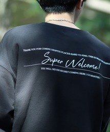 【WEB限定】【Mishima Mart / ミシママート】 SUPER WELCOME スウェット