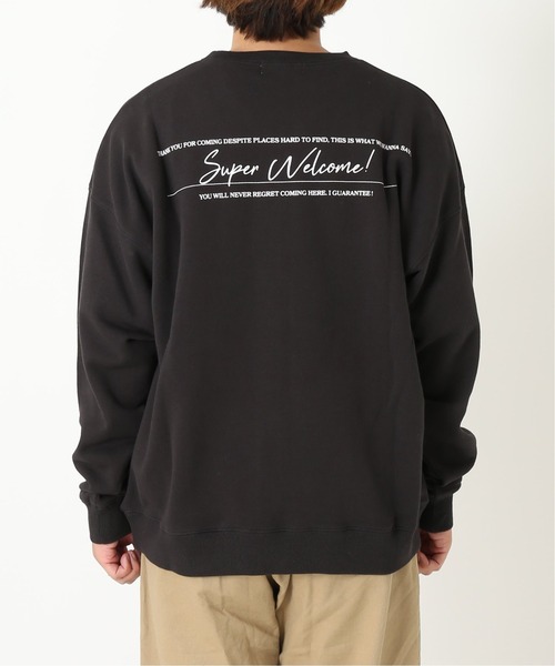 JOURNAL STANDARD(ジャーナルスタンダード)の「【WEB限定】【Mishima Mart / ミシママート】 SUPER WELCOME スウェット(スウェット・メンズ・ホワイト/ブラック/グレー/バーガンディー・SMALL/MEDIUM/LARGE/X-LARGE)」の22枚目の写真
