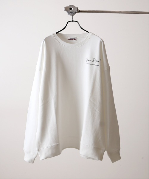 JOURNAL STANDARD(ジャーナルスタンダード)の「【WEB限定】【Mishima Mart / ミシママート】 SUPER WELCOME スウェット(スウェット・メンズ・ホワイト/ブラック/グレー/バーガンディー・SMALL/MEDIUM/LARGE/X-LARGE)」の18枚目の写真