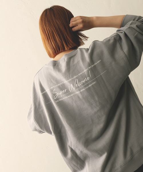 JOURNAL STANDARD(ジャーナルスタンダード)の「【WEB限定】【Mishima Mart / ミシママート】 SUPER WELCOME スウェット(スウェット・メンズ・ホワイト/ブラック/グレー/バーガンディー・SMALL/MEDIUM/LARGE/X-LARGE)」の13枚目の写真