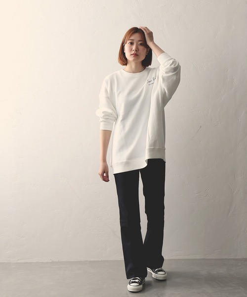 JOURNAL STANDARD(ジャーナルスタンダード)の「【WEB限定】【Mishima Mart / ミシママート】 SUPER WELCOME スウェット(スウェット・メンズ・ホワイト/ブラック/グレー/バーガンディー・SMALL/MEDIUM/LARGE/X-LARGE)」の5枚目の写真