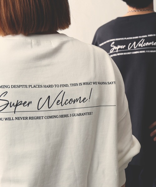 JOURNAL STANDARD(ジャーナルスタンダード)の「【WEB限定】【Mishima Mart / ミシママート】 SUPER WELCOME スウェット(スウェット・メンズ・ホワイト/ブラック/グレー/バーガンディー・SMALL/MEDIUM/LARGE/X-LARGE)」の10枚目の写真
