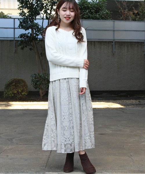 ASTORIA ODIER(アストリアオディール)の「ウエストリブレースロングスカート(スカート・レディース・ブラック/ミント/ライトグレー/ピンク・MEDIUM)」の20枚目の写真