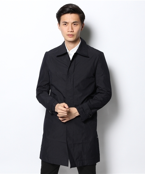 COMMONWARE AMERICAN RAG CIE&Magine（コモンウェアアメリカンラグシーアンド マージン）の「AMERICAN RAG CIE&Magine COMMONWARE 3ピースコットンステンカラーコート 114-AMG-1434-621AMG（ステンカラーコート・メンズ・ベージュ/ネイビー・44）」の9枚目の写真