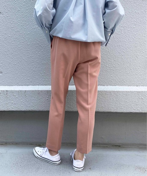 DIARIUM（ディアリウム）の「ウエストリボンテーパードパンツ（その他パンツ・レディース・ピンク/グリーン・M）」の14枚目の写真