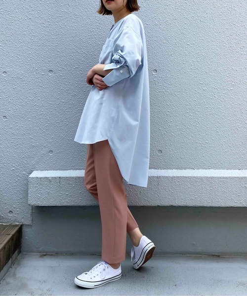 DIARIUM（ディアリウム）の「ウエストリボンテーパードパンツ（その他パンツ・レディース・ピンク/グリーン・M）」の16枚目の写真