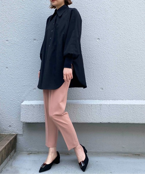 DIARIUM（ディアリウム）の「ウエストリボンテーパードパンツ（その他パンツ・レディース・ピンク/グリーン・M）」の10枚目の写真