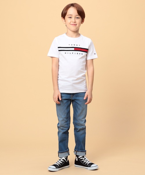 セール】【90~170㎝展開】フラッグロゴTシャツ（Tシャツ