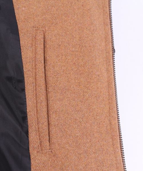 GIORDANO（ジョルダーノ）の「[GIORDANO]メルトンダッフルコート（ダッフルコート・レディース・ブラック/グレー/ベージュ・MEDIUM/LARGE）」の12枚目の写真