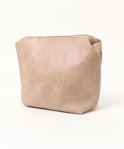 Ambre Neige(アンブルネージュ)の「【ポーチ付き】エコレザーセットトートバック/WEB/EC限定商品(トートバッグ・レディース・ライトブラウン/アイボリー/ダークブラウン/マスタード/ベージュ/ブラック・FREE)」の16枚目の写真