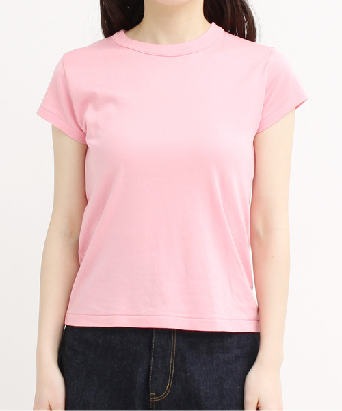 連シルフライスクルーネック半袖プルオーバー（Tシャツ