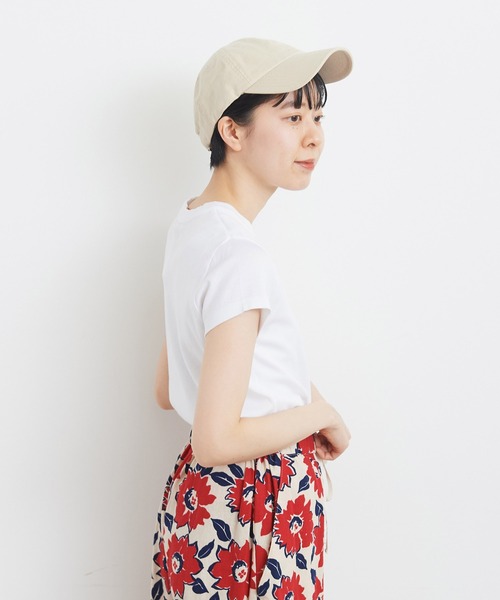 【美品】チャイルドウーマン　プルオーバー セール】☆レンシルバイカラー半袖プルオーバー（Tシャツ