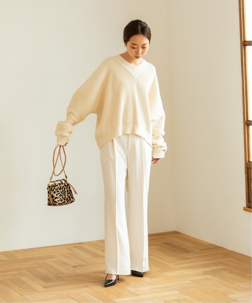 極美品】Noble フロントタック ワイドパンツ ノーブル
