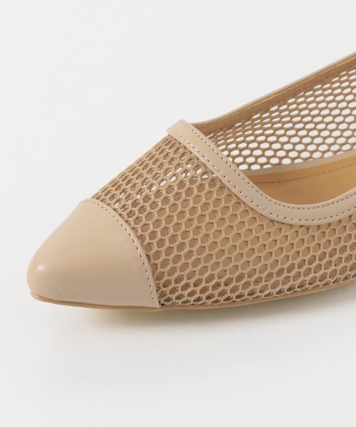 RODE SKO(ロデスコ)の「HELY メッシュポインテッドフラット(パンプス・レディース・ブラック/ベージュ・36/38/37)」の17枚目の写真
