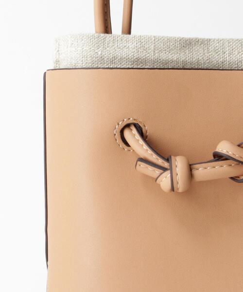 THE STATION STORE(ザ ステーション ストア)の「<casselini> レイヤー ミニ ショルダーバッグ(ショルダーバッグ・レディース・ブラック/ベージュ・FREE)」の6枚目の写真