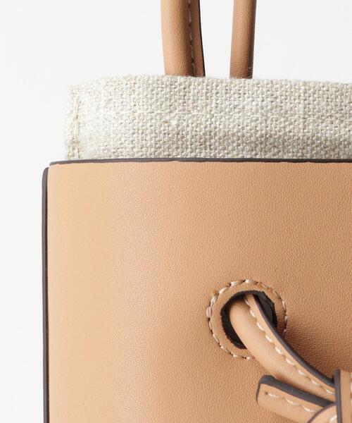 THE STATION STORE(ザ ステーション ストア)の「<casselini> レイヤー ミニ ショルダーバッグ(ショルダーバッグ・レディース・ブラック/ベージュ・FREE)」の8枚目の写真