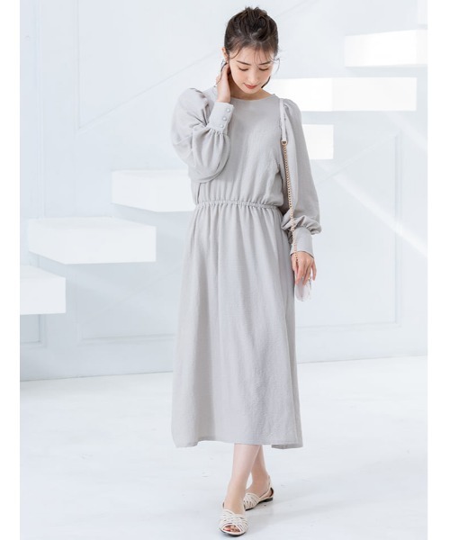 セール Fifth フィフス のファッション ワンピース ドレス ワンピース シャーリングバックリボンワンピース ワンピース