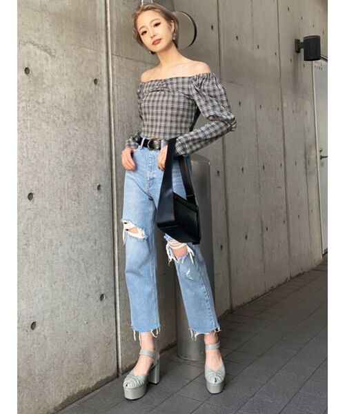 EMODA（エモダ）の「ヴィンテージスムースベルト（ベルト・レディース・ブラック/ベージュ・FREE）」の3枚目の写真