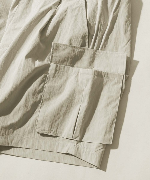 ZIP FIVE（ジップファイブ）の「ウェザークロス素材フラップポケットカーゴショートパンツ（カーゴパンツ・メンズ・オフホワイト/カーキ/ブラック・LARGE/MEDIUM）」の22枚目の写真