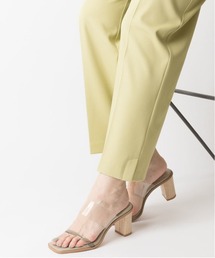 RANDA | ソフト スクエアトゥクリアミュールサンダル(サンダル)