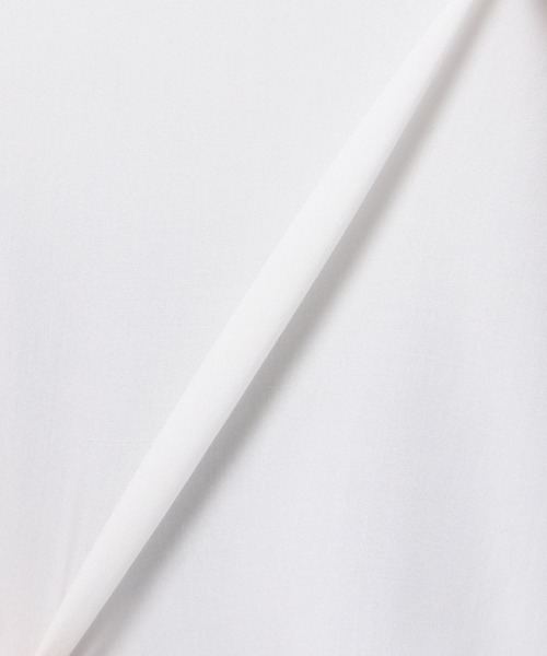 GLOBAL WORK（グローバルワーク）の「サラサラリラックスブラウス半袖/933970（シャツ/ブラウス・レディース・カーキ/サックスブルー/アイボリー/ダークブルー/ホワイト系その他2/オレンジ系その他3/ライトイエロー/グリーン/ラベンダー・SMALL/MEDIUM/LARGE）」の16枚目の写真