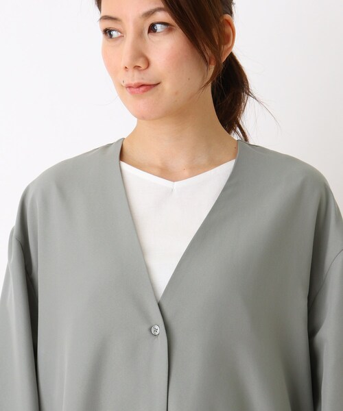 SHOO・LA・RUE（シューラルー）の「◆Aラインワンピース（ワンピース・レディース・ベージュ/グリーン・02/03/04）」の4枚目の写真